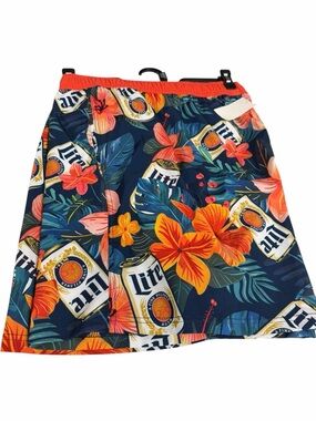 Men’s Miller Lite Swim Trunks Brand New with tags